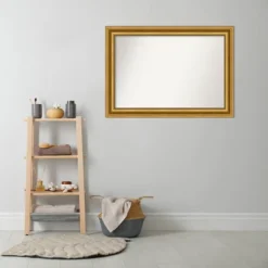 42" X 30" Non-Beveled Parlor Bathroom Wall Mirror Gold - Amanti Art -Avanti Sales Shop GUEST c89d6784 44a4 4d9c be3e e76408db6826