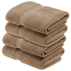 Premium Cotton 800 GSM Heavyweight Plush Luxury 4 Piece Bathroom Towel Set By Blue Nile Mills -Avanti Sales Shop GUEST ca4c6988 2136 493d be44 1b010d78da31