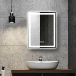 HOMLUX Dimmable Rectangular LED Bathroom Mirror Auto-off Anti-fogging And 3 Color With Smart Touch Control -Avanti Sales Shop GUEST cb4a5d57 8f20 4a43 a3e3 babec08de4a4