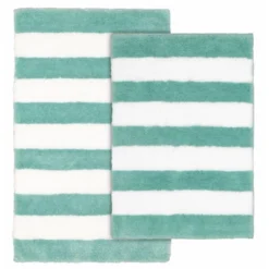 2pc Beach Striped Washable Bathroom Rug Set - Garland Rug -Avanti Sales Shop GUEST d1b1b70a 661b 478c a8eb 70728d88007b