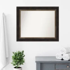 34" X 28" Non-Beveled Varied Black Bathroom Wall Mirror - Amanti Art -Avanti Sales Shop GUEST d2dc2bf9 5471 47eb bf54 ea06f109586d