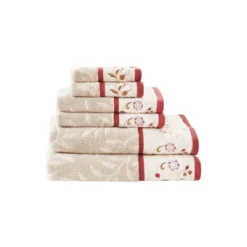 6pc Monroe Embroidered Cotton Jacquard Towel Set - Madison Park -Avanti Sales Shop GUEST d3afb74e cd92 4f39 8c5c d458e5cf6592