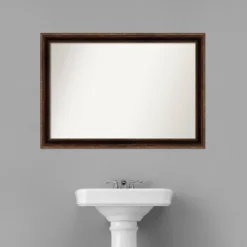 40" X 28" Non-Beveled Corded Bathroom Wall Mirror Bronze - Amanti Art -Avanti Sales Shop GUEST d9da6e1b 8f23 4354 8d36 211a2b2ac8f0