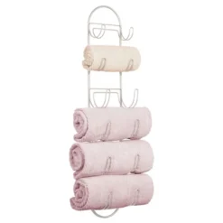 MDesign Metal Wall Mount Bath Towel Storage Organizer Rack, 6 Shelves -Avanti Sales Shop GUEST dadabe42 b07f 433b 8cc7 4114204646d1