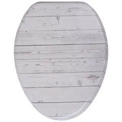 Sanilo 128 Elongated Molded Wood Adjustable Toilet Seat With No Slam, Soft-Close Lid, Stainless Steel Hinge, And Unique Design, Vintage Wood -Avanti Sales Shop GUEST e342d8e3 65dd 47b0 ad8a 864db7548c2b