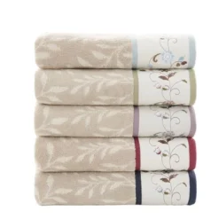 6pc Monroe Embroidered Cotton Jacquard Towel Set - Madison Park -Avanti Sales Shop GUEST e3482f77 4e93 4ea1 a132 8bedf36956c1