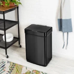 Honey-Can-Do 50L Stainless Steel Sensor Trash Can Black -Avanti Sales Shop GUEST e9b864f5 3107 4417 95f9 30921632c51f