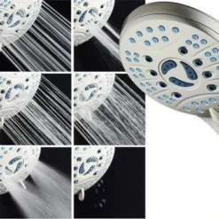 High Pressure Handheld Rain 50 Mode Three Way Shower Head Combo With Adjustable Arm Nickel - Aquabar -Avanti Sales Shop GUEST ead5d401 fe1f 4cf9 80fe a34aa651d441