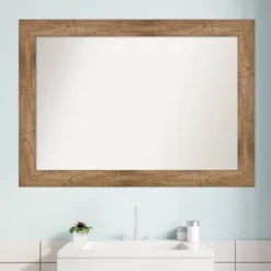 42" X 30" Non-Beveled Owl Wood Bathroom Wall Mirror Brown - Amanti Art -Avanti Sales Shop GUEST ec88d257 da14 40a8 8023 b84bc939cc37