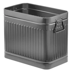 MDesign Metal Rectangle Trash Can Wastebasket, Garbage Bin, Handles -Avanti Sales Shop GUEST ed5844be 69af 484d b1c3 d2e58727caf0