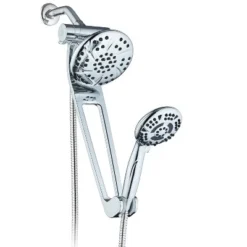 Aquabar High Pressure Luxury Three-Way Rain/Handheld Shower Head Combo Chrome - AquaDance -Avanti Sales Shop GUEST f4de8923 93e9 4531 848f 7760a520ecbb