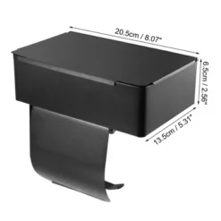 Unique Bargains Wall Mount For Kitchen Bathroom With Shelf Toilet Paper Holder Black 1 Pcs -Avanti Sales Shop GUEST f9e69b6d cb60 438c 84fe f5a1bcc80761