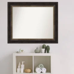 34" X 28" Non-Beveled Varied Black Bathroom Wall Mirror - Amanti Art -Avanti Sales Shop GUEST fcbc768c 76d1 4da5 9eee 8fbcd720e296