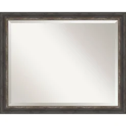 Bark Rustic Framed Bathroom Vanity Wall Mirror Charcoal - Amanti Art -Avanti Sales Shop GUEST fe15eb53 a50c 45aa 8f6b 2a98f83db05d